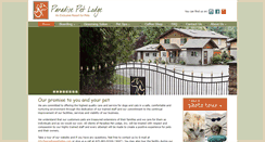 Desktop Screenshot of paradisepetlodge.com