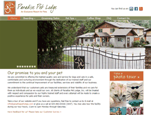 Tablet Screenshot of paradisepetlodge.com